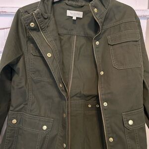 Talbots Women's Utility Jacket in Olive Green